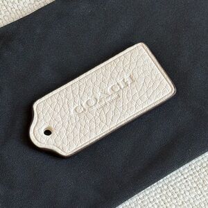 Coach Leather Tag